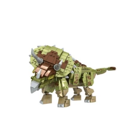 Dinozaur de jucarie - Set constructie Triceraptos (450 piese) - poza 2