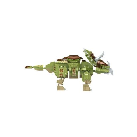 Dinozaur de jucarie - Set constructie Triceraptos (450 piese) - poza 4