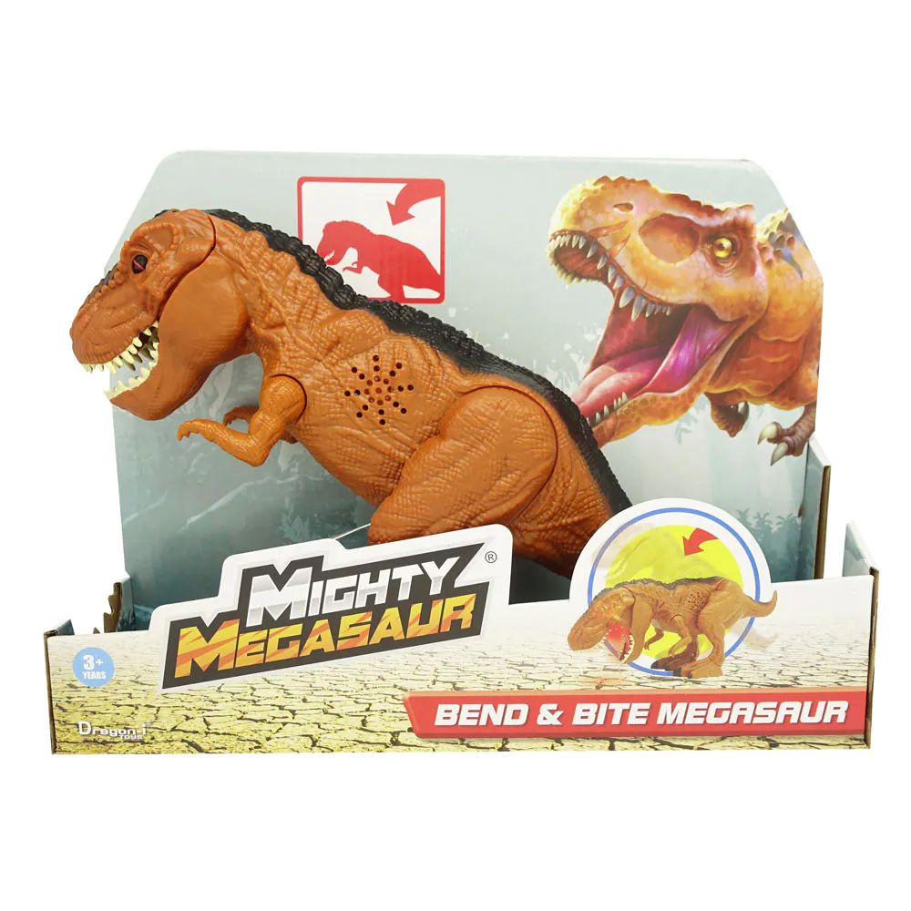Dinozaur interactiv cu sunete Mighty Megasaur T-Rex Bend and Bite - poza 3