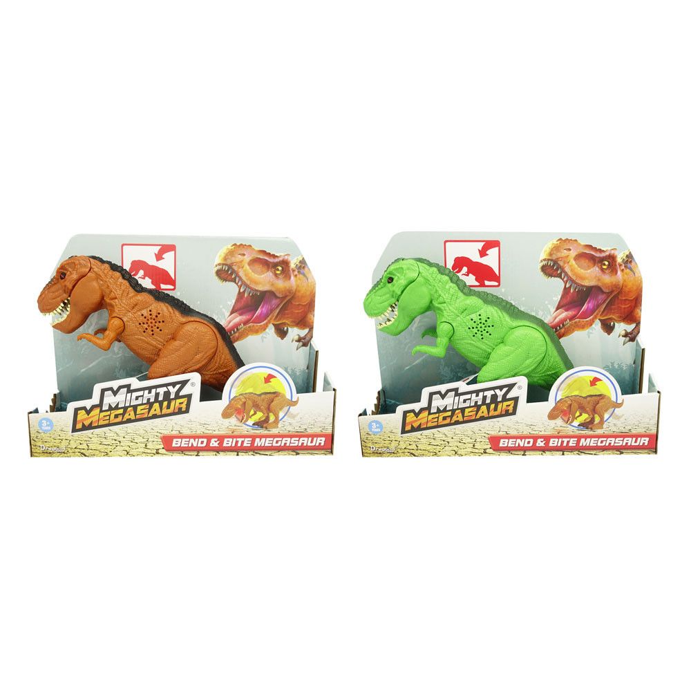 Dinozaur interactiv cu sunete Mighty Megasaur T-Rex Bend and Bite - poza 5