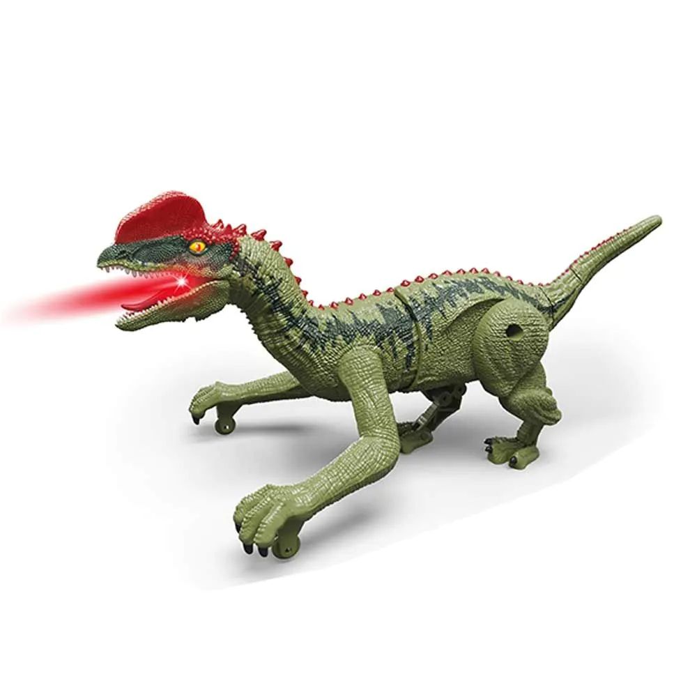 Dinozaur interactiv cu telecomanda, abur si sunete Ocie Dilophosaurus - poza 1