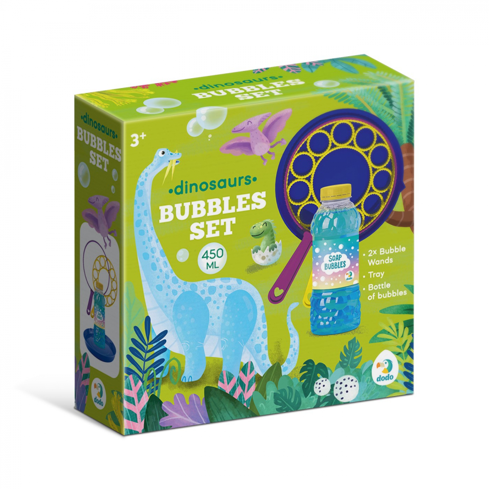 Dinozauri , Set baloane de sapun, 450 ml
