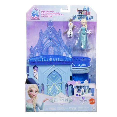 Disney Frozen Set De Joaca Papusa Elsa Si Castelul De Gheata Cu Accesorii - poza 1