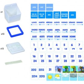 Display vizual - Calendarul zilnic si vremea - Miniland - poza 3