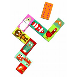 Domino animo puzzle Djeco - poza 2