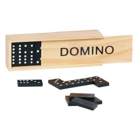 Domino mini in cutie de lemn - poza 1