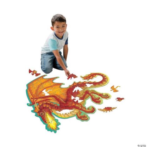 Dragon Floor Puzzle , puzzle de podea in forma de dragon - poza 2