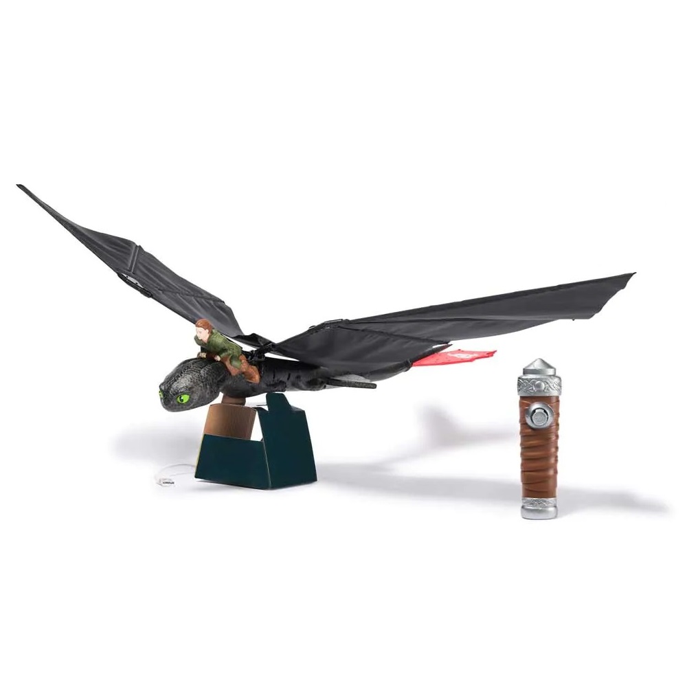 Dragonul zburator Toothless cu telecomanda How to Train Your Dragon 76 cm - poza 1