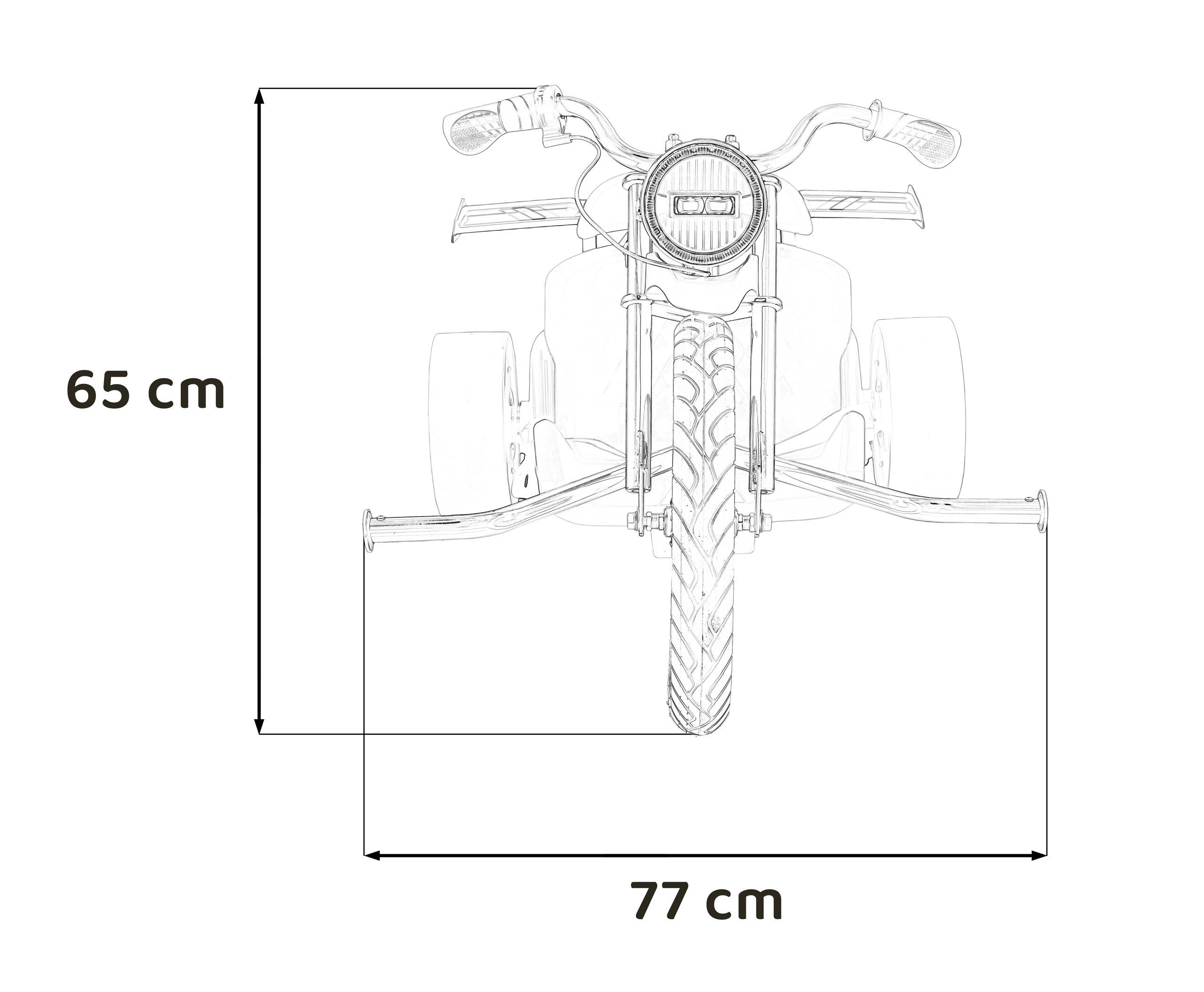 Drift trike electric pentru copii DRIFT BIKE '21 24V 500W faruri cu LED, viteza max 14 km/h (2338) Roz - Autokids.ro - poza 3
