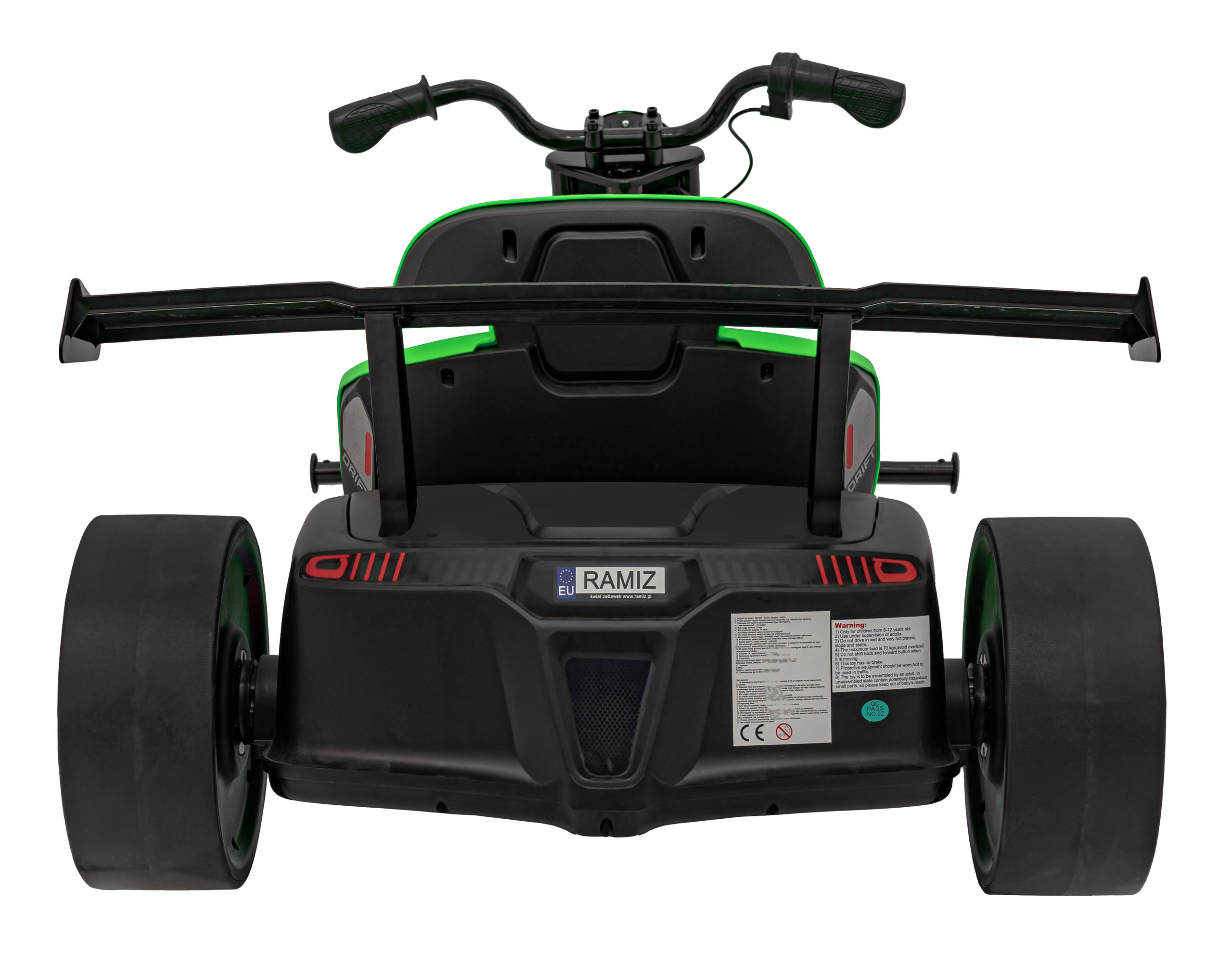 Drift trike electric pentru copii DRIFT BIKE '21 24V 500W faruri cu LED, viteza max 14 km/h (2338) Verde - Autokids.ro - poza 2