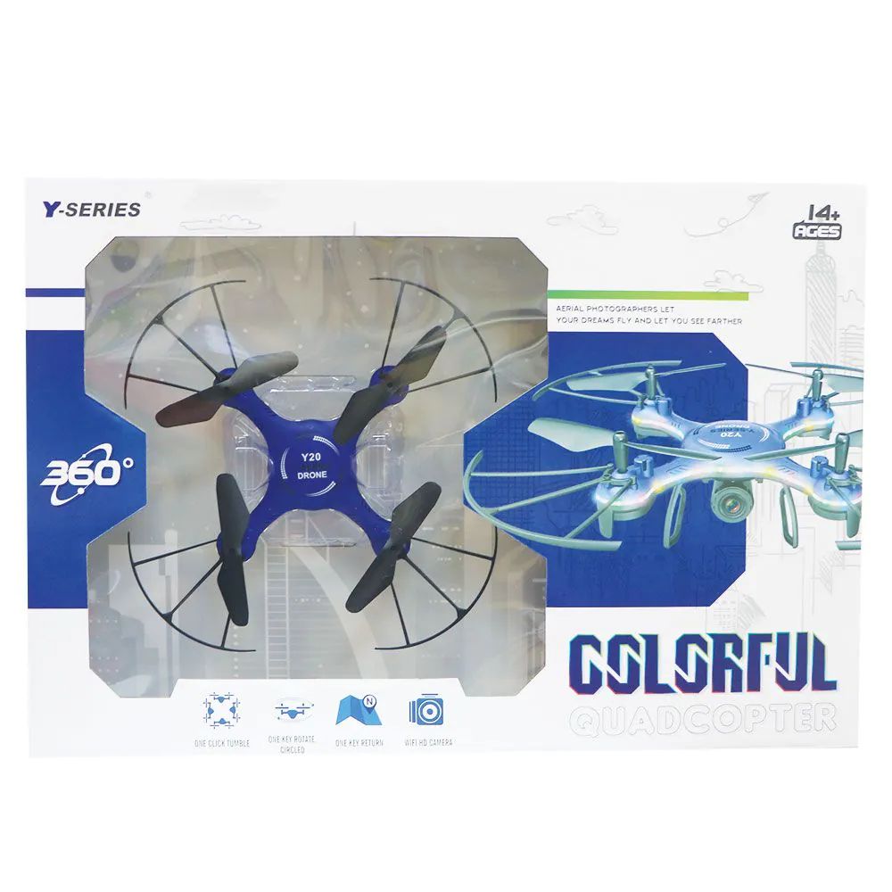 Drona cu lumini si camera Colorful Quadcopter Y20 Yseries - poza 2