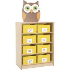 Dulap aplicatie Bufnita pentru Cutii depozitare textile - poza 3