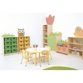 Dulap aplicatie Bufnita pentru Cutii depozitare textile - poza 4