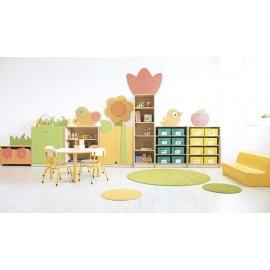 Dulap aplicatie Pasare pentru Cutii depozitare textile - poza 4