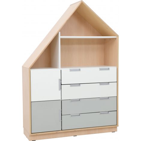 Dulap casuta Quadro artar 7 compartimente - poza 2