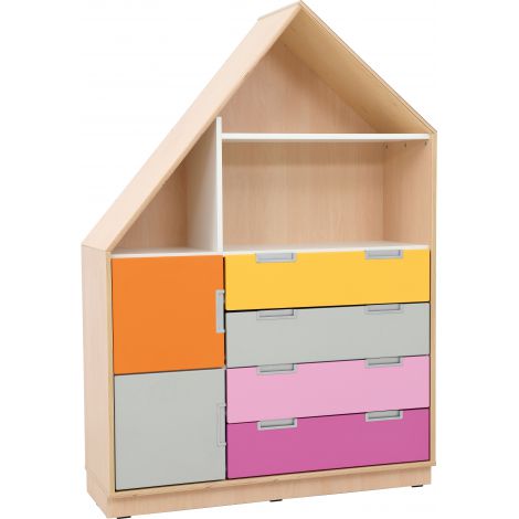 Dulap casuta Quadro artar 7 compartimente - poza 3