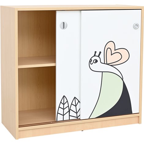 Dulap cu fluture din set mobilier gradinita Gradina cu Povesti - poza 2
