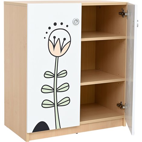 Dulap cu lalea din set mobilier gradinita Gradina cu Povesti - poza 2