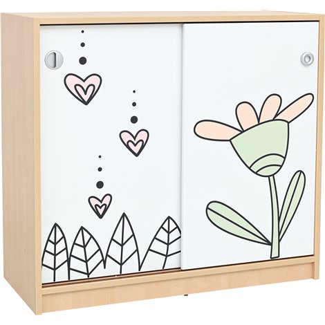 Dulap cu margareta din set mobilier gradinita Gradina cu Povesti - poza 1