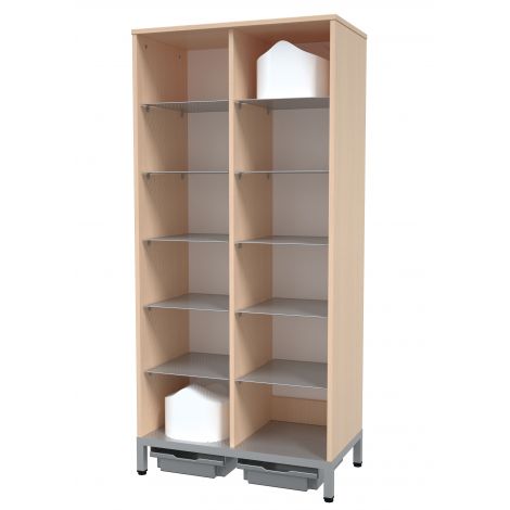 Dulap cu polite metalice pentru 12 olite - poza 2