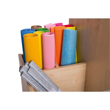 Dulap cu roti, compartimentat pentru depozitare materiale de creatie, artar, gradinita si scoala - poza 4