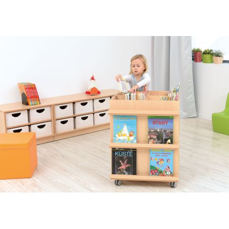 Dulap cu roti Flexi pentru carti - poza 3
