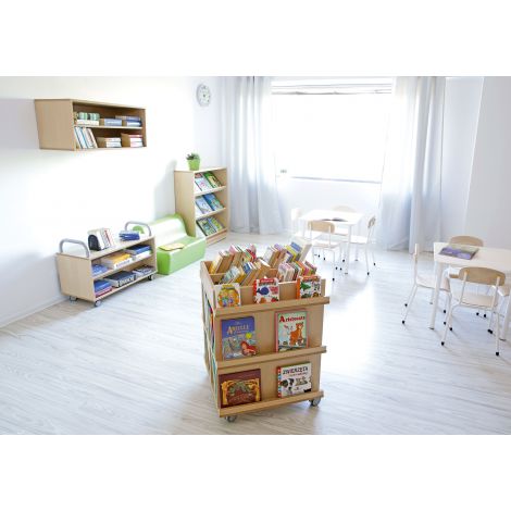 Dulap cu roti Flexi pentru carti - poza 4