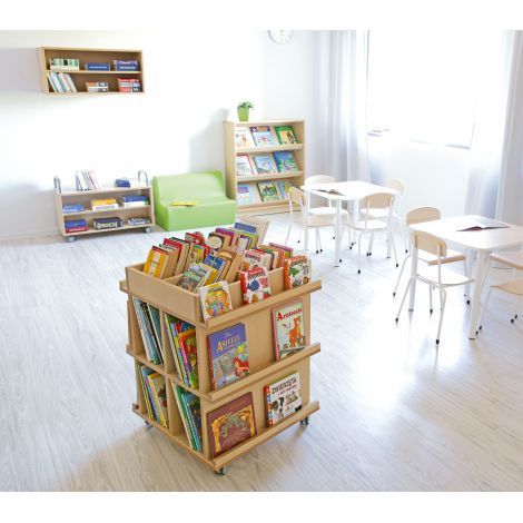 Dulap cu roti Flexi pentru carti - poza 5