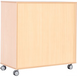 Dulap D cu 3 rafturi, cu roti – Flexi - poza 5