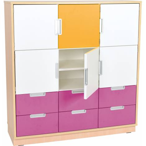Dulap gradinita cu 9 compartimente Quadro L artar MO092151 - poza 5