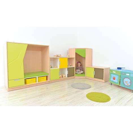 Dulap gradinita Cucu-bau Quadro alb - poza 5