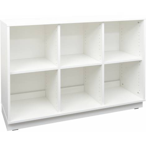 Dulap gradinita Quadro M alb cu 6 compartimente - poza 1