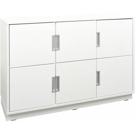 Dulap gradinita Quadro M alb cu 6 compartimente - poza 2