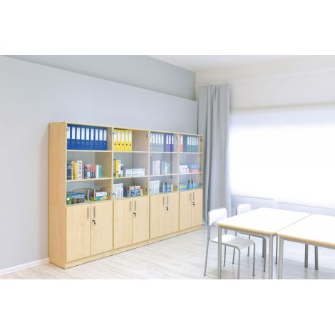 Dulap inalt cu vitrina, culoare artar - poza 3