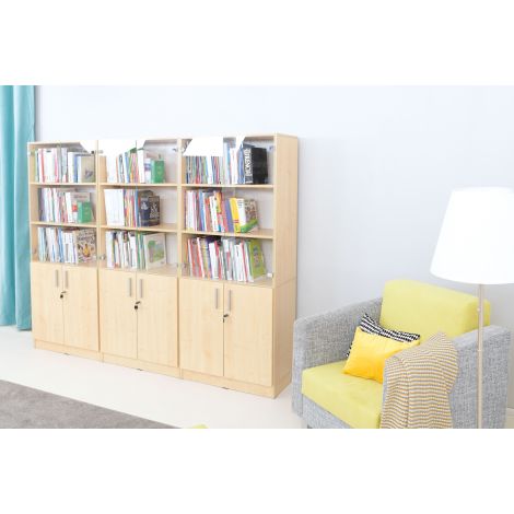 Dulap inalt cu vitrina, culoare artar - poza 5
