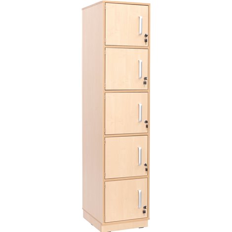 Dulap inalt de 2 m cu 5 casete cu incuietori pentru vestiar