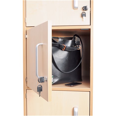 Dulap inalt de 2 m cu 5 casete cu incuietori pentru vestiar - poza 3