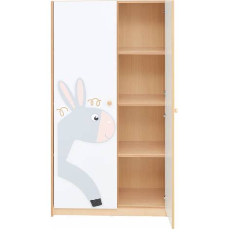 Dulap mare cu aplicatii pentru Set mobilier Ferma - poza 4