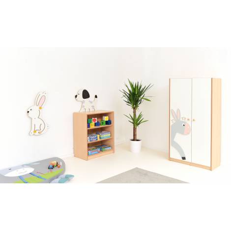 Dulap mare cu aplicatii pentru Set mobilier Ferma - poza 5