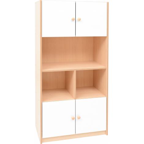 Dulap mare cu usi albe pentru Set mobilier Ferma - poza 1