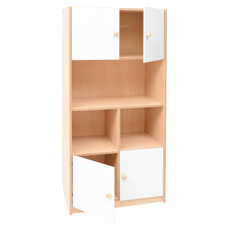 Dulap mare cu usi albe pentru Set mobilier Ferma - poza 2