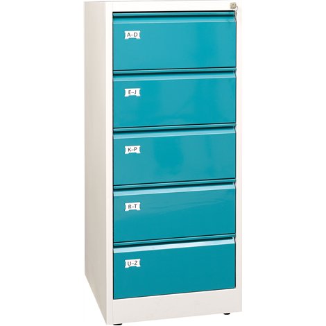 Dulap metalic cu sertare pentru documente format A5, dim 128.5 x 5,5 x 63 cm, ideal cabinet medical gradinita, scoala - poza 3