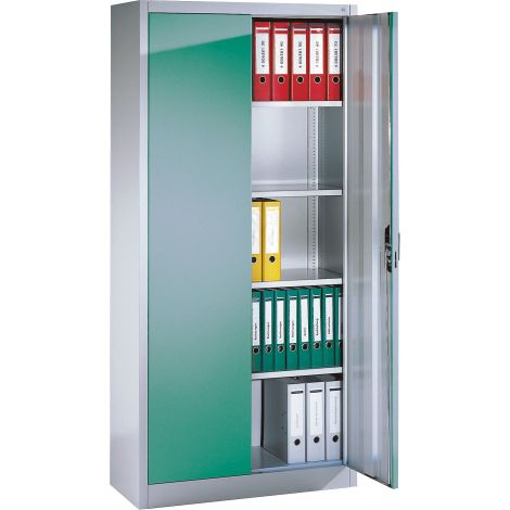 Dulap metalic pentru cabinet medical, cu incuietoare, verde - poza 2