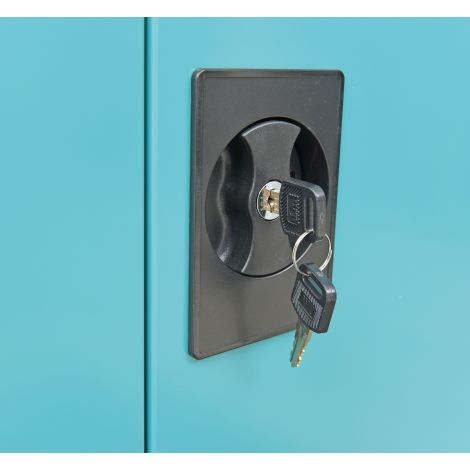 Dulap metalic pentru cabinet medical, cu incuietoare, verde - poza 5
