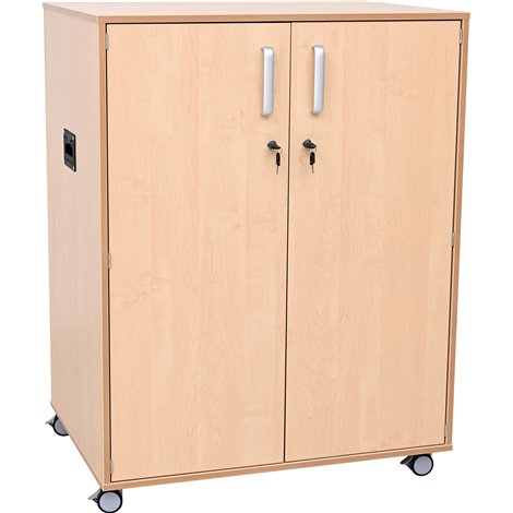 Dulap multifunctional mobil pentru depozitare materiale pedagogice si accesorii, gradinita si cresa - poza 1