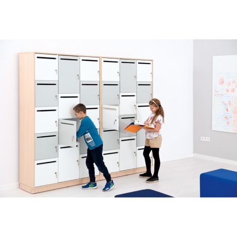 Dulap Quadro cu 14 compatimente cu incuietori Artar, usi cu inchidere silentioasa - poza 5