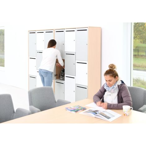 Dulap Quadro cu 9 compatimente cu incuietori Artar, usi cu inchidere silentioasa - poza 2
