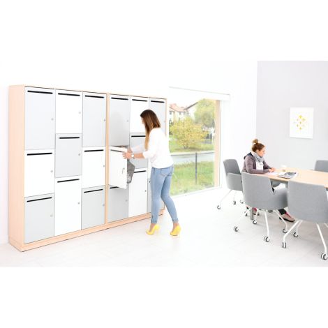 Dulap Quadro cu 9 compatimente cu incuietori Artar, usi cu inchidere silentioasa - poza 3