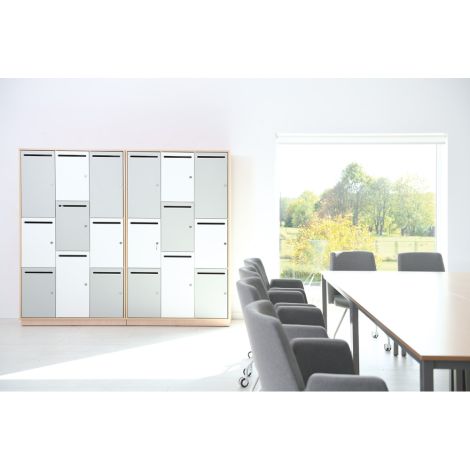 Dulap Quadro cu 9 compatimente cu incuietori Artar, usi cu inchidere silentioasa - poza 5