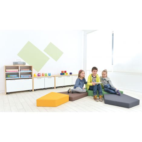 Dulap Quadro cu spatiu pentru cutie mare pe roti - poza 4